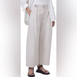 Citizens of Humanity Payton Super High Waist Crop Wide Leg Utility Trousers